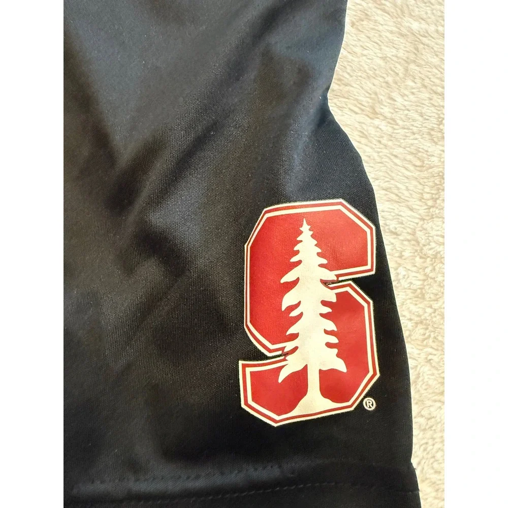 Nike Kids Stanford Cardinal Dri-FIT Athletic Shorts Black Size Large L